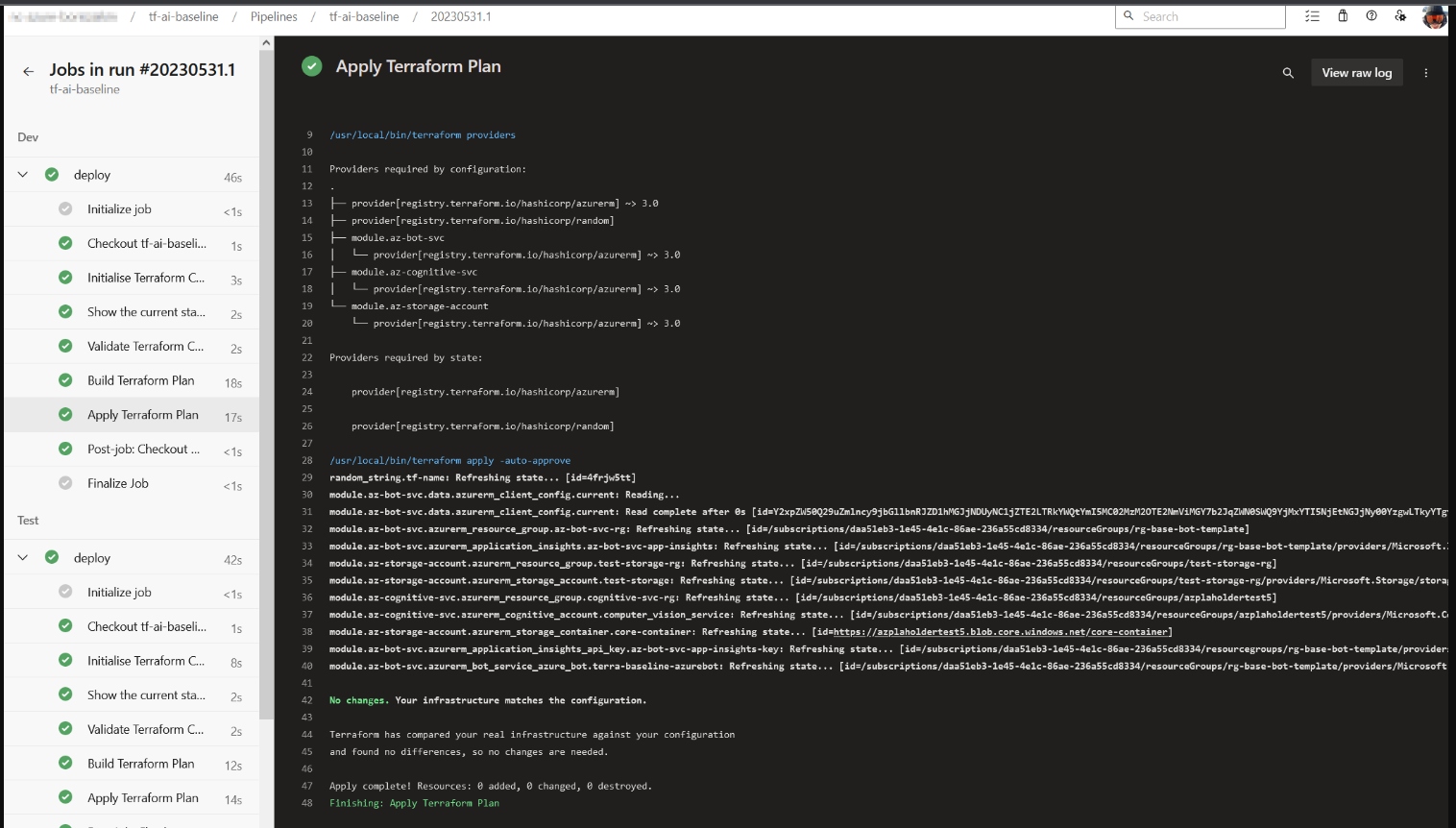 Azure DevOps Landing Zone Deployment UI