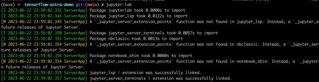 type jupyter-lab in the terminal