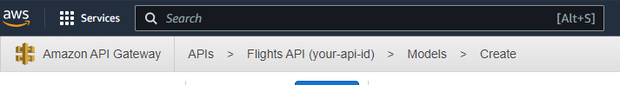 The API ID can be found at the top of the console next to the Flights API link, as shown below.