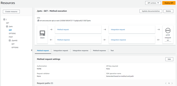 Testing the API