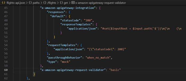 Do the same for the “/flights/{idFlight}” resource, changing the value to “params only."