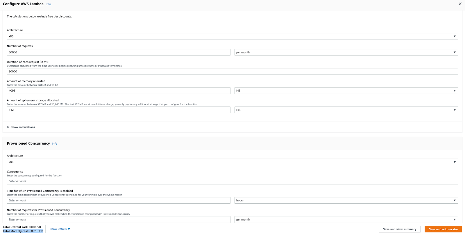 Scenario 1 With Lambda