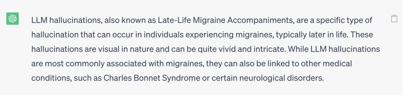 LLM hallucinations