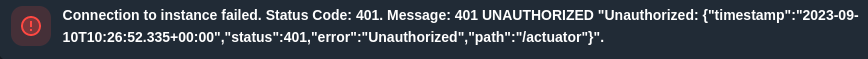 connection failed