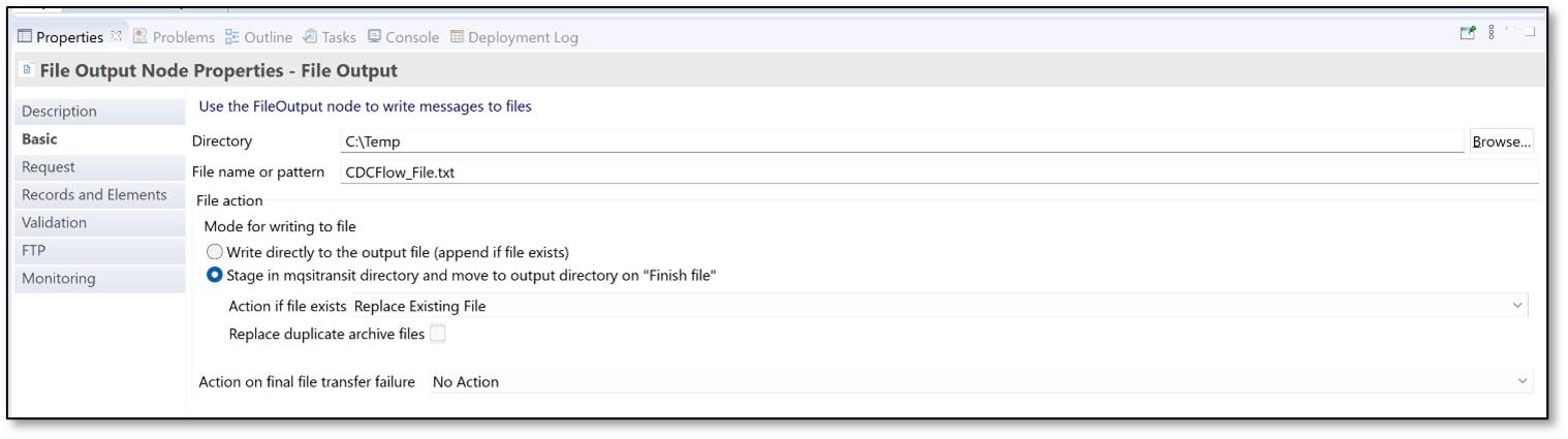 file output node properties