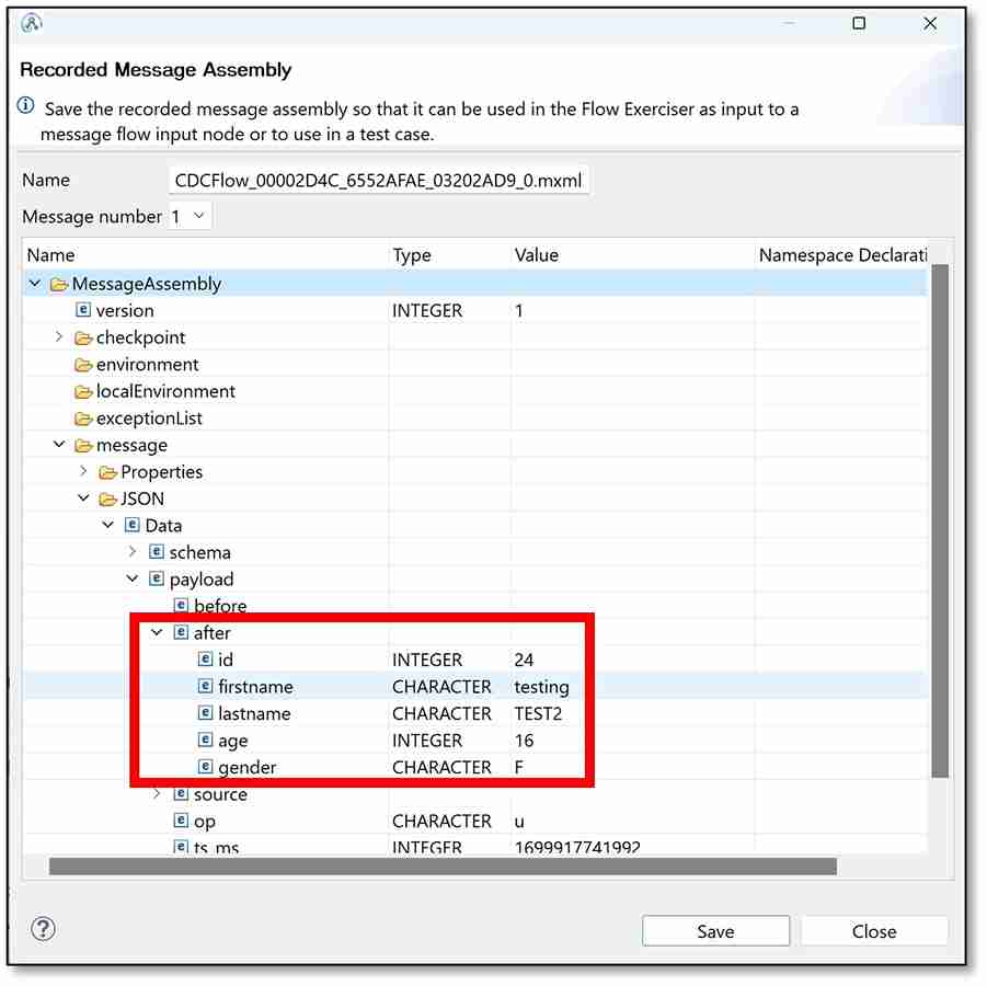 recorded message assembly