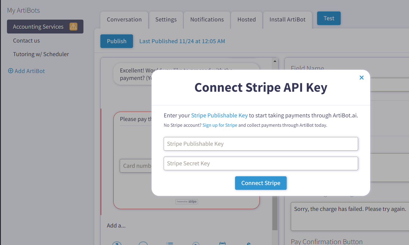 Stripe API Key