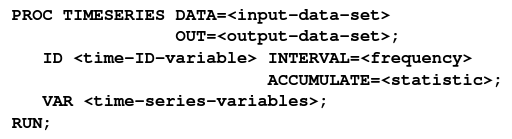time series analysis