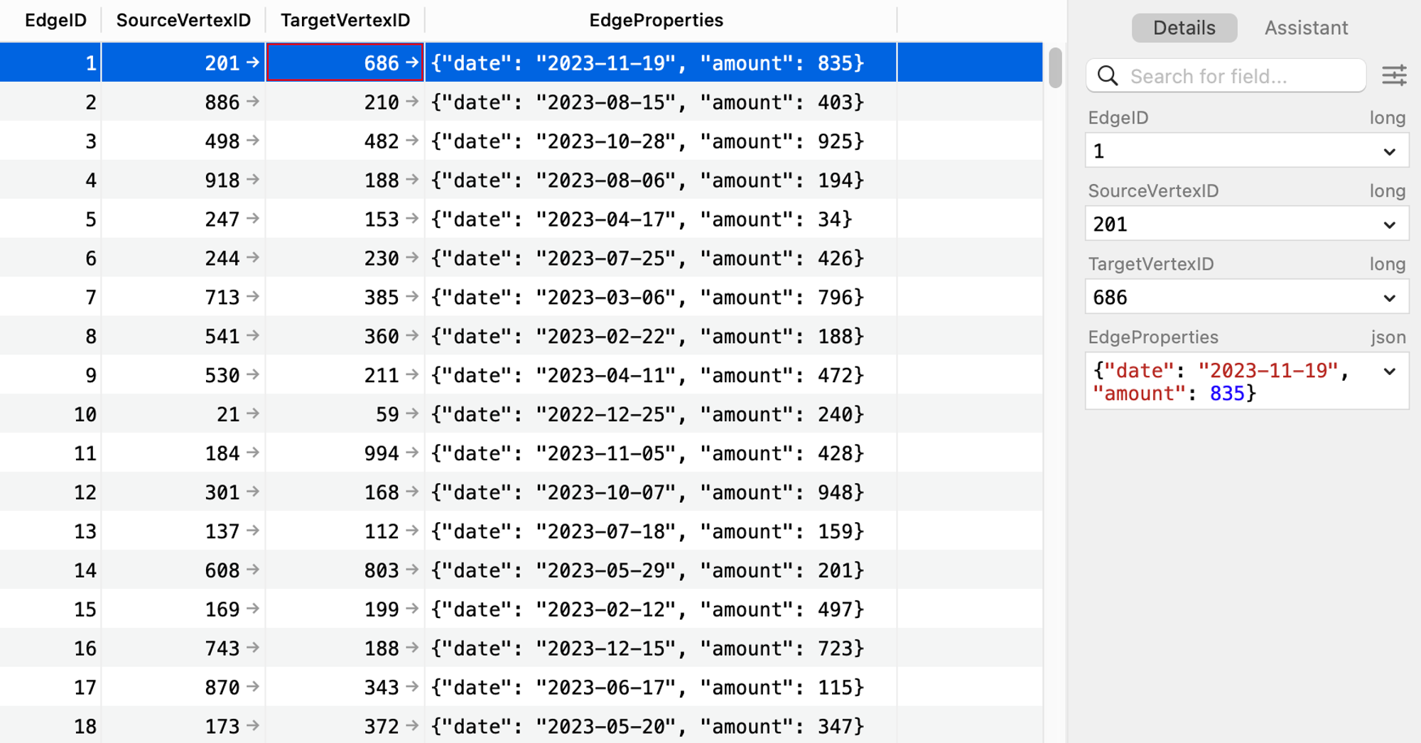 Database Edges