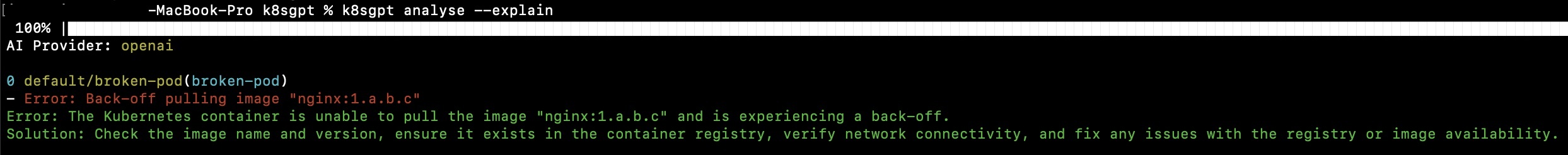 K8sGPT uses NLP algorithms to comprehend natural language queries related to Kubernetes configurations, issues, and optimizations.