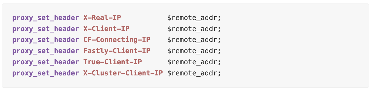 Pass the client’s IP to bypass the rate limit