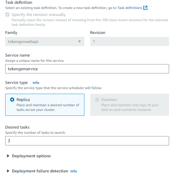 Select 3 desired tasks