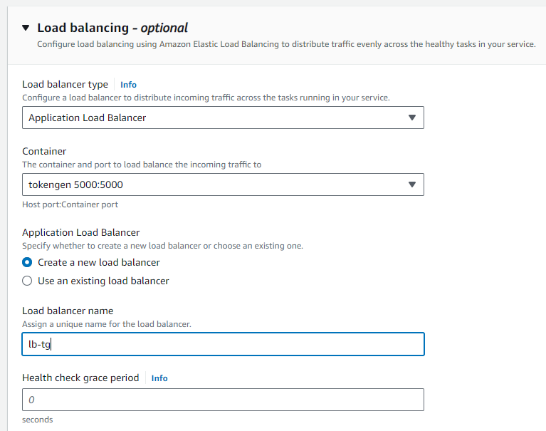 Load balancer setup