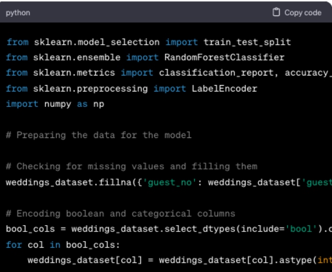 Python generated code by ChatGPT - 1