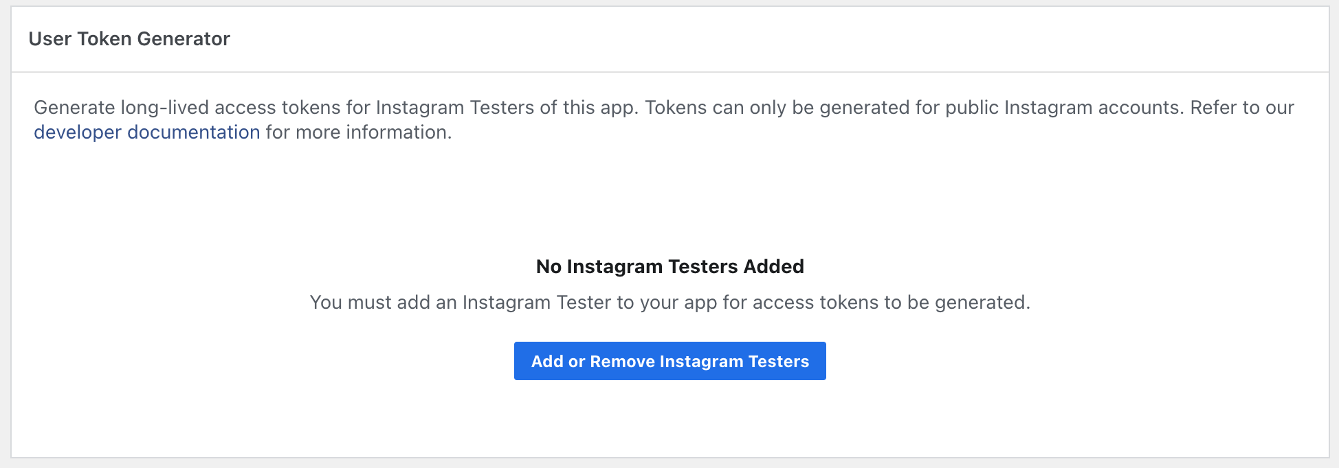 Add or remove Instagram testers