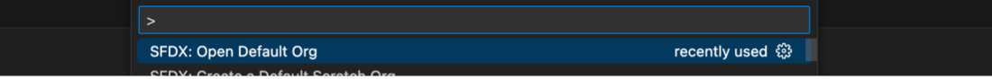 SDFX: Open Default Org