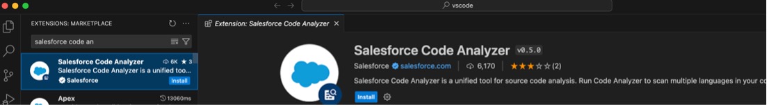 Salesforce Code Analyzer