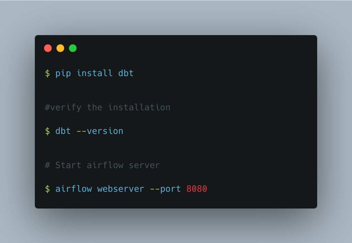 Integration of DBT with Apache Airflow on EKS