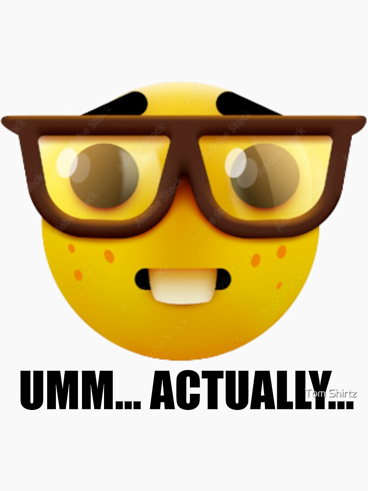 Umm..actually...emoji