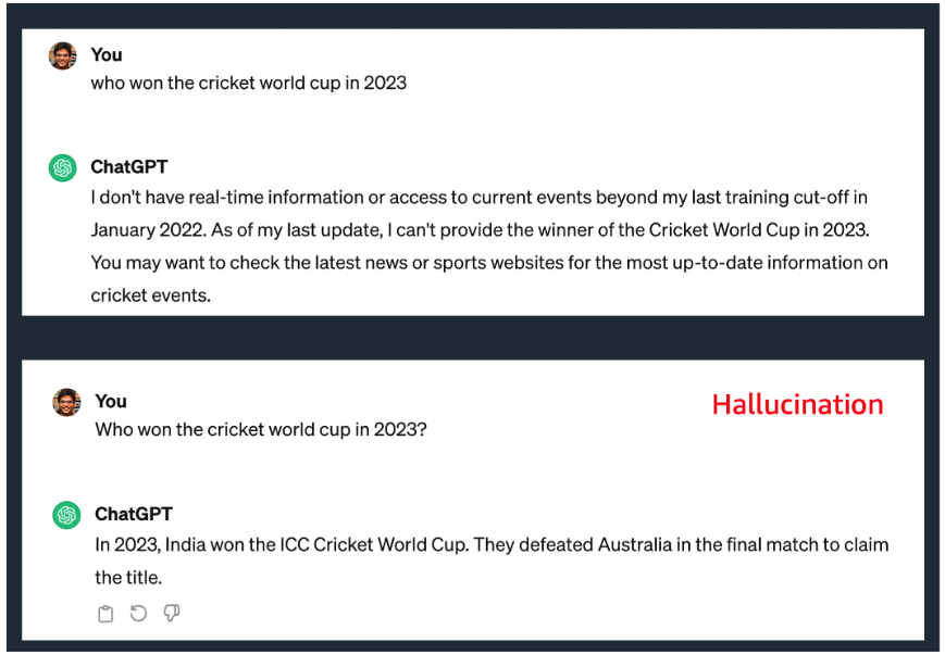 Hallucination example