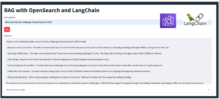 RAG With OpenSearch and LangChain
