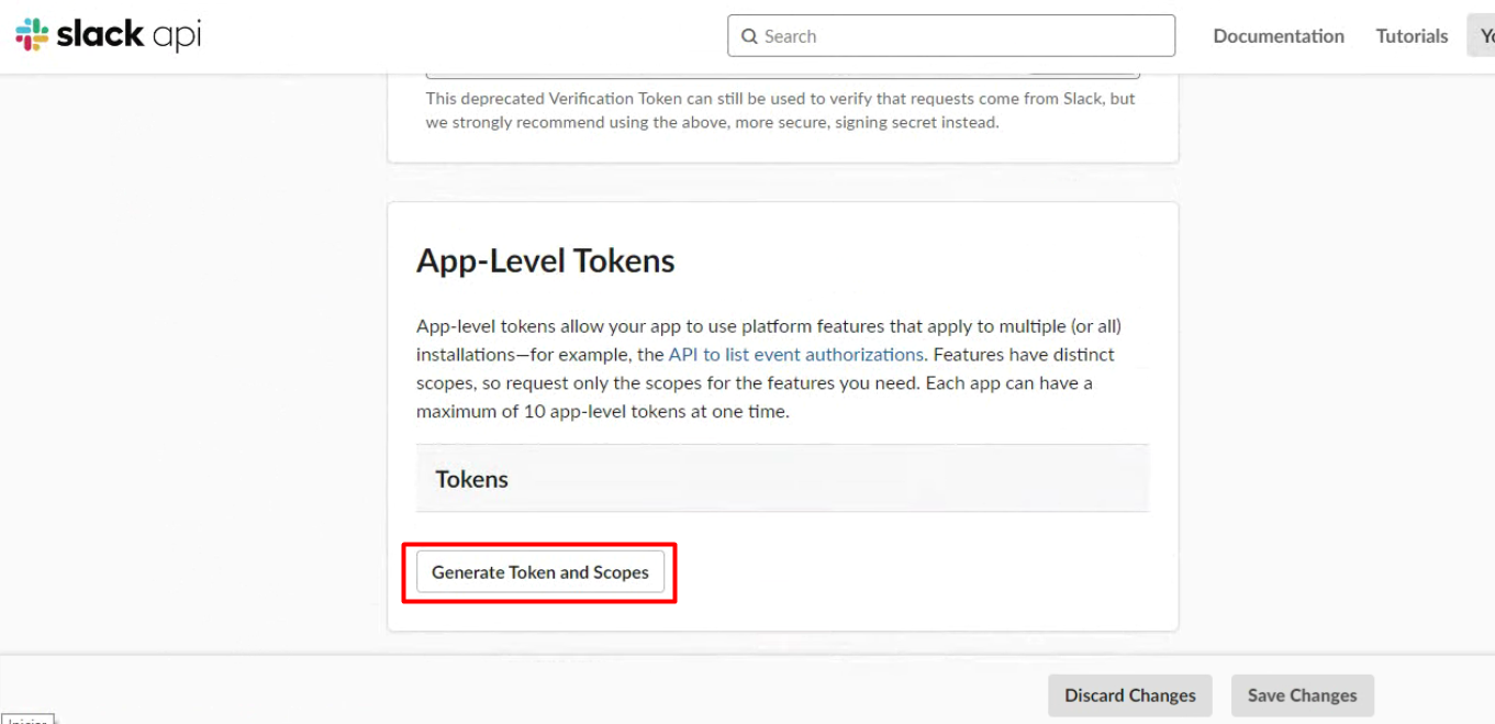 app level tokens