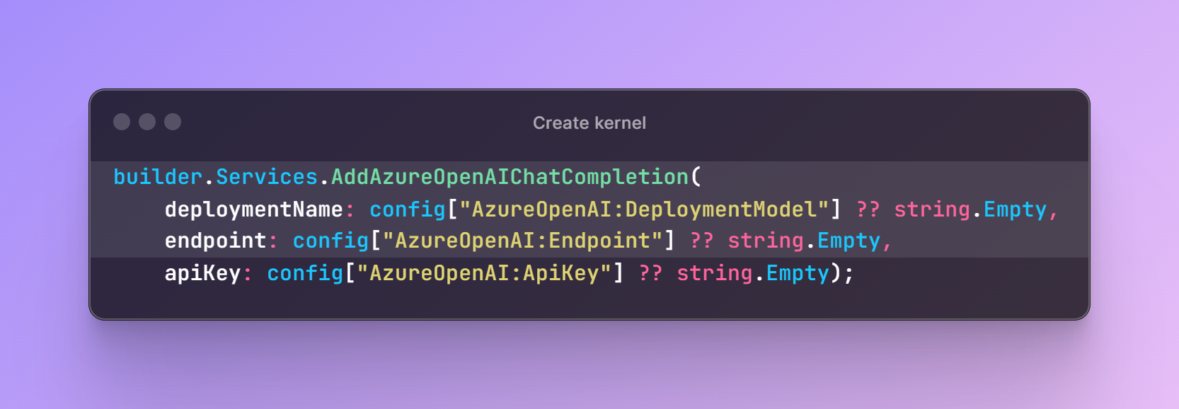 Create a Plugin to Call the Azure OpenAI Model