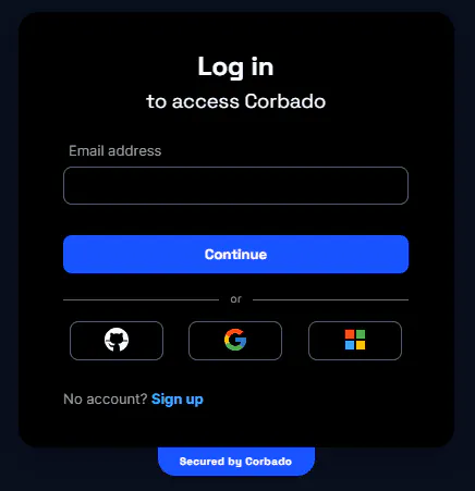 Regular passkey login