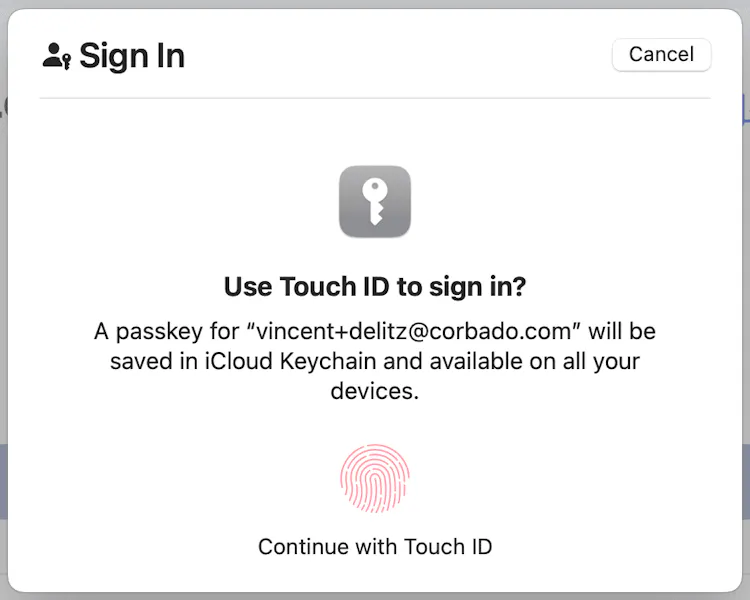 touch ID