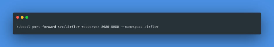 Forward Airflow UI From the k3d Container to the Local