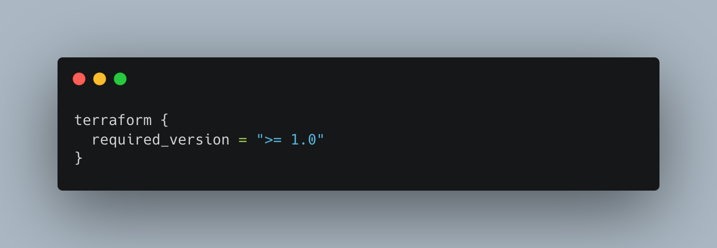 Define Terraform Configuration
