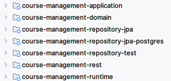 Course Management Bounded Context