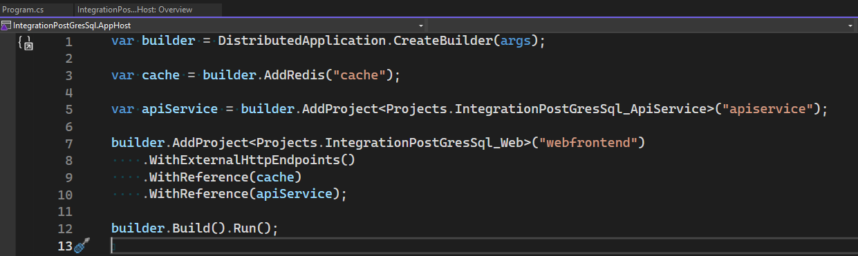 adds references to the builder object when you add different NuGet Projects