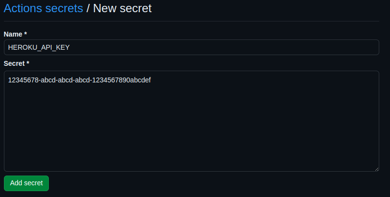new secret