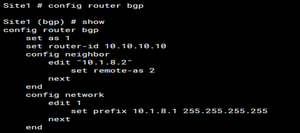 Verify BGP Configuration