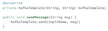 Producing messages with Kafka