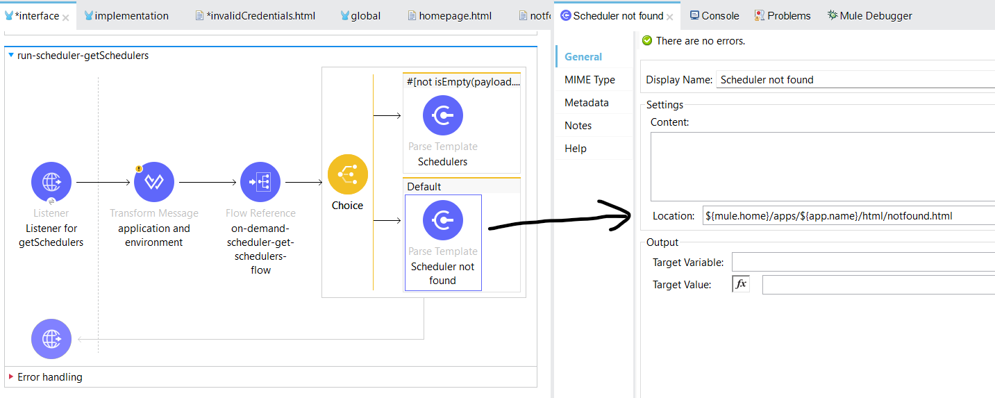 Call the notfound.html