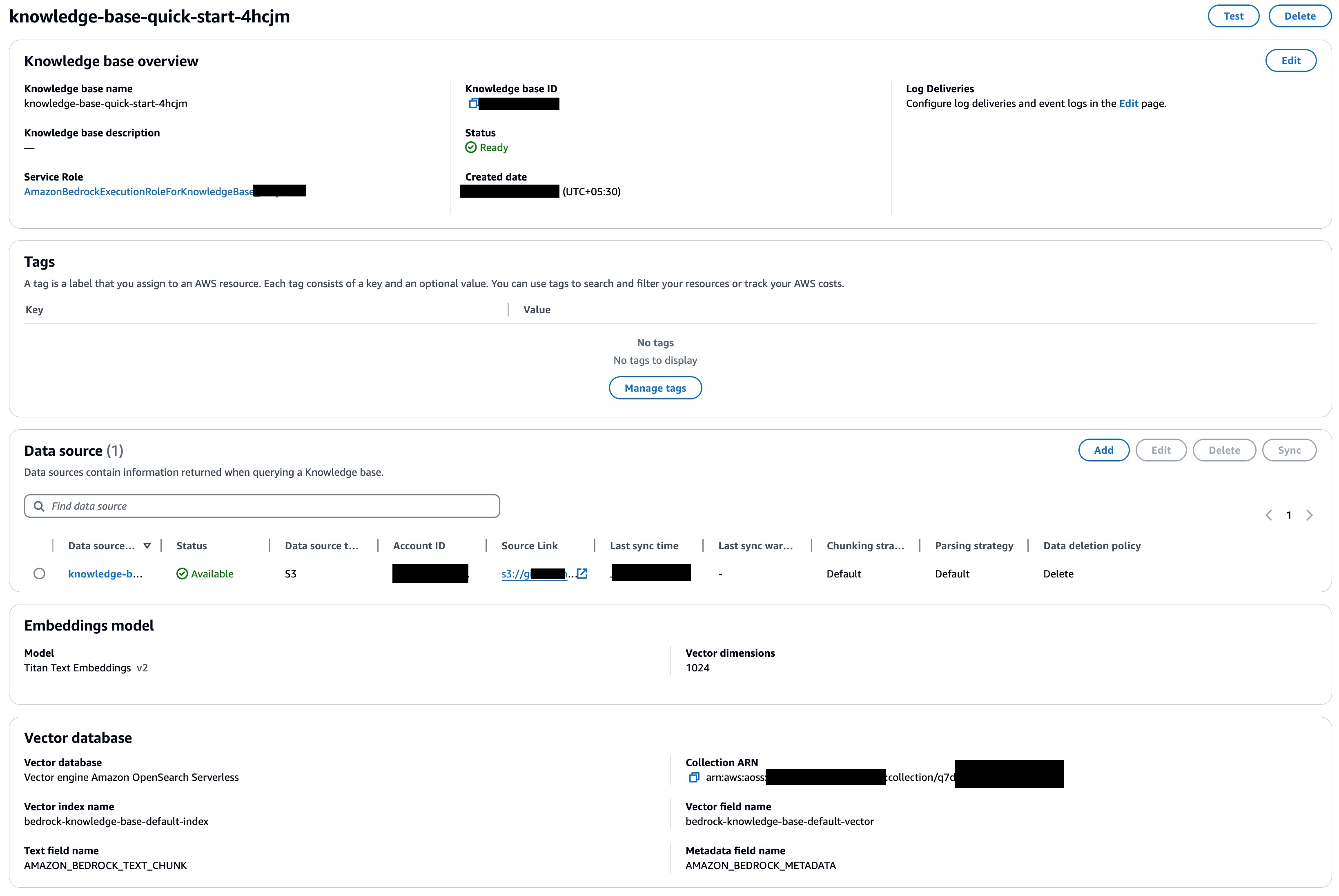 sync the data source