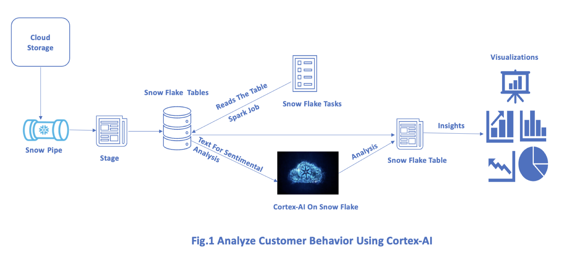 analyze customer behavior using cortex AI