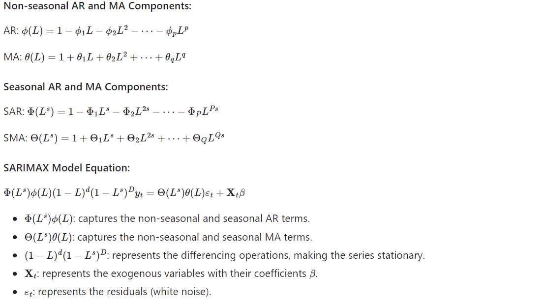 SARIMA models