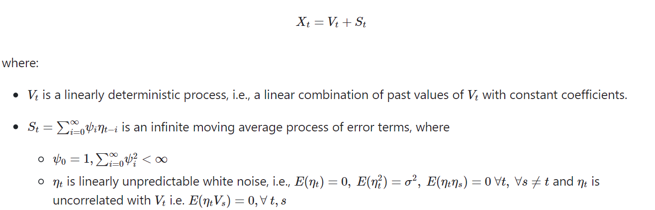 Wold decomposition theorem