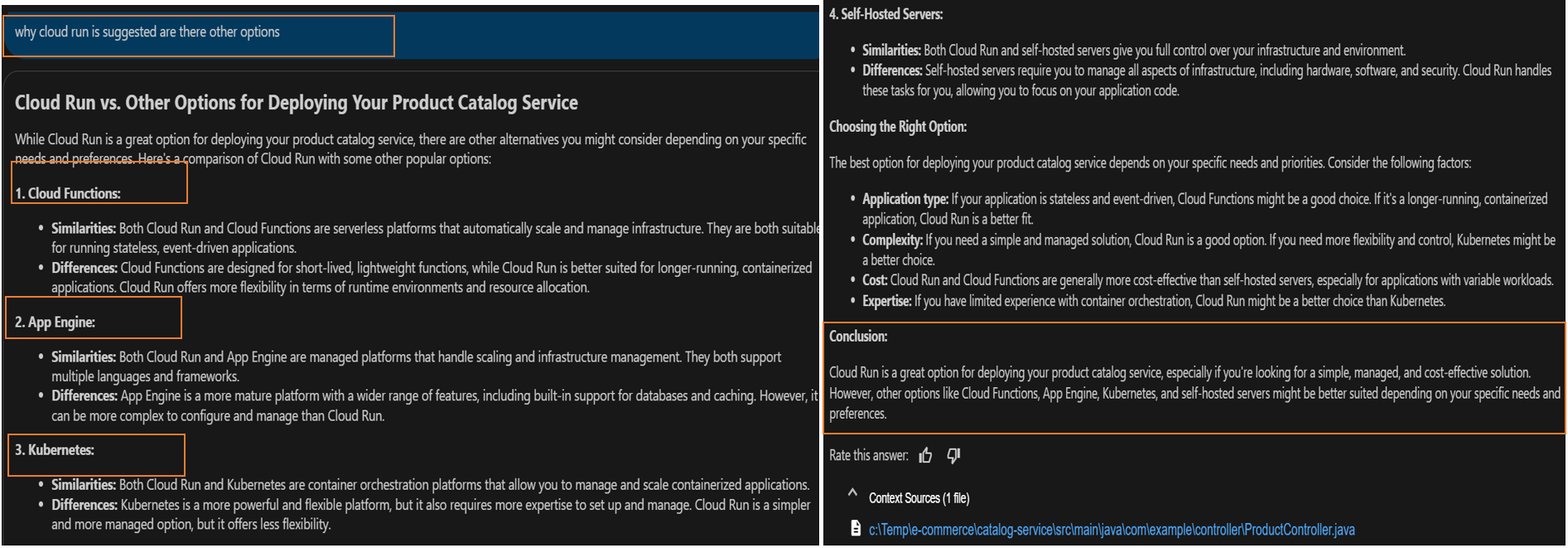 Seps for making Catalog Service compatible with GCP Cloud Run