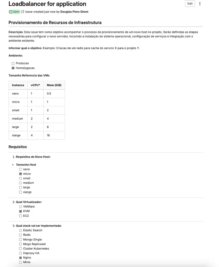 Loadbalancer for application