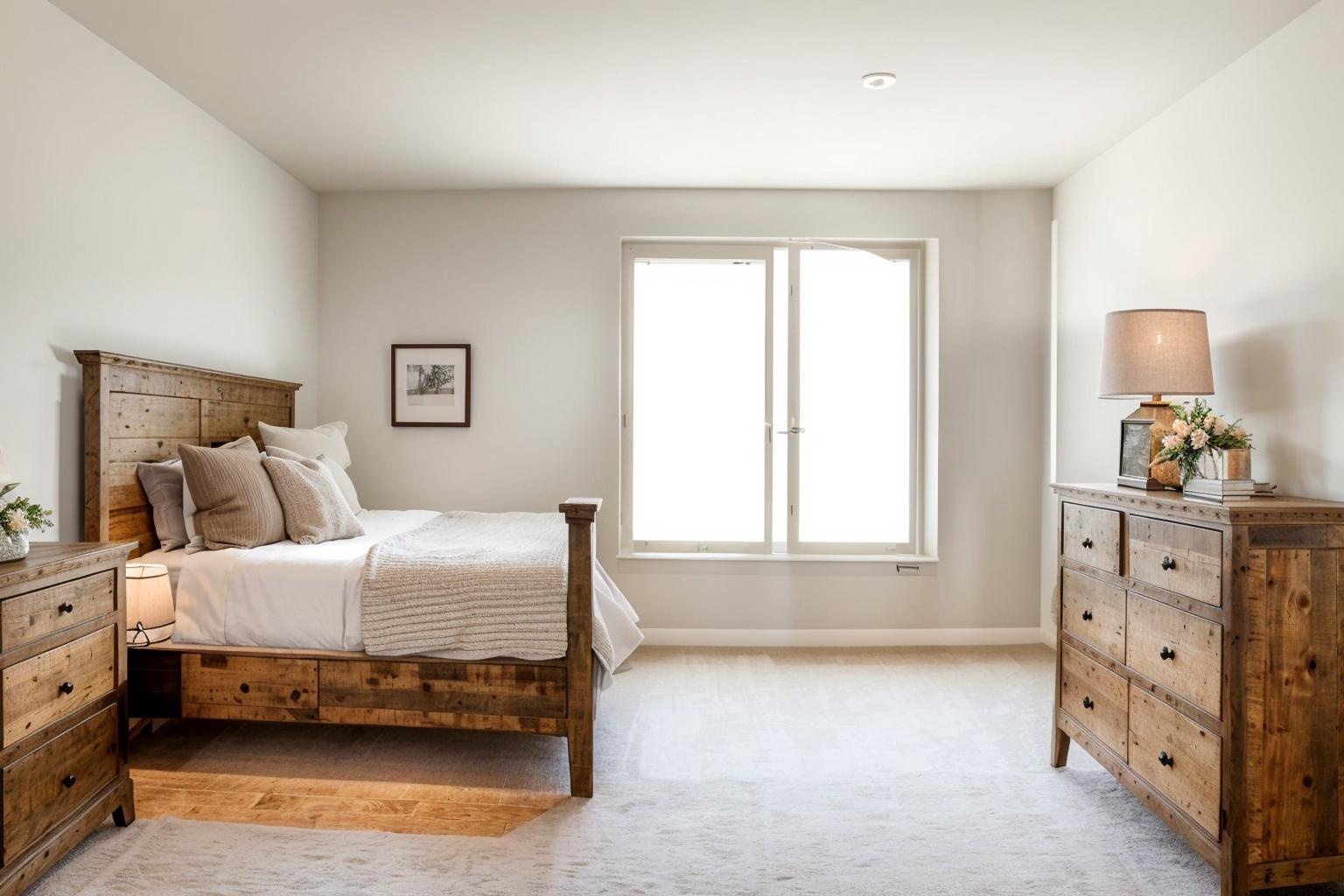 Image of farmhouse design bedroom