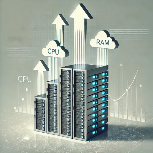 Vertical scaling graphic