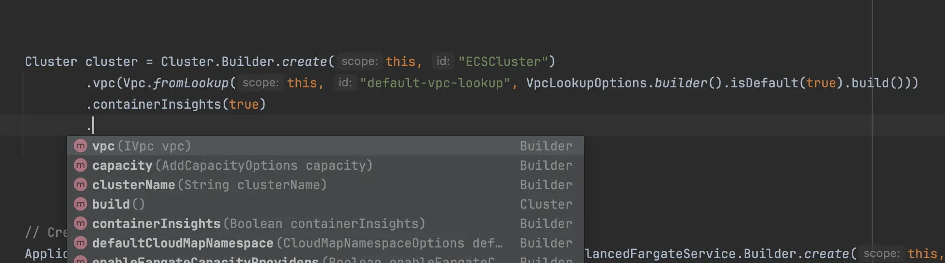 Auto-completion in IntelliJ for Builder objects