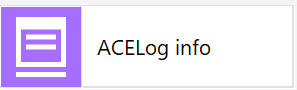 ACELog info icon