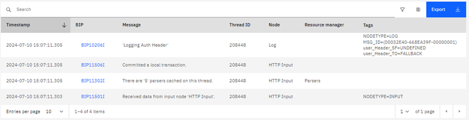 Output when the fields are unavailable