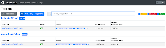 Prometheus targets