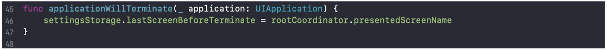 Coordinator pattern